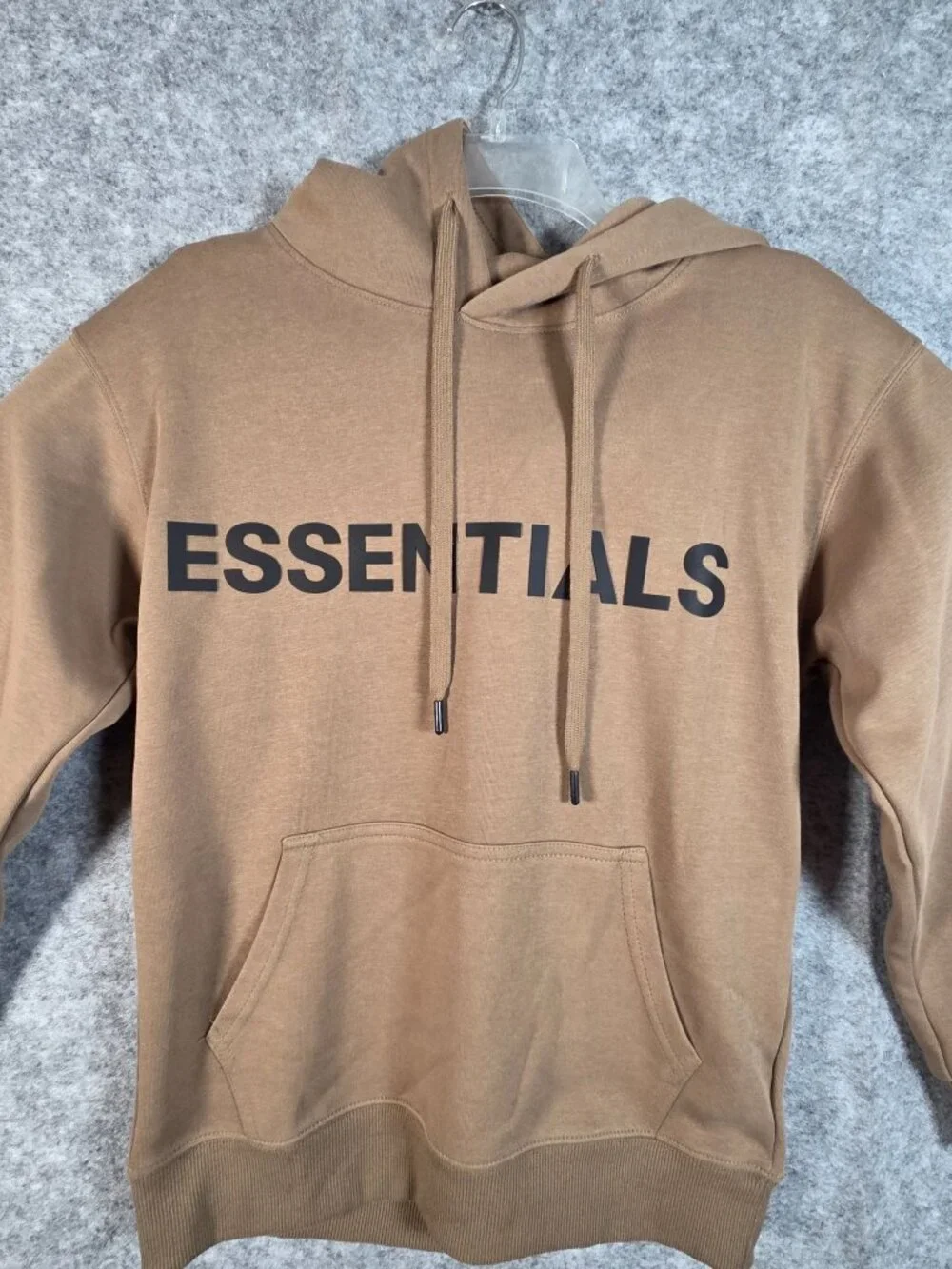 ESSENTIALS Fear of God Essentials Kids Hoodie XL Brown Streetwear Minimalist